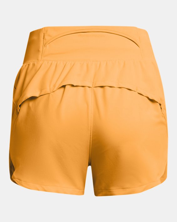Shorts UA Run Stamina de 8 cm para mujer, Orange, pdpMainDesktop image number 6